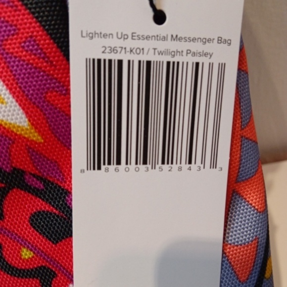 Vera Bradley Lighten Up Essential Messenger Bag - Picture 8 of 8